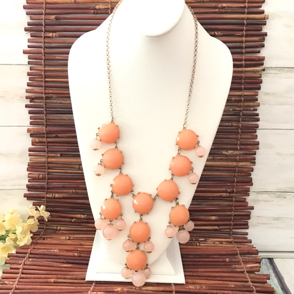J. Crew Gold Tone Bauble Bib Necklace